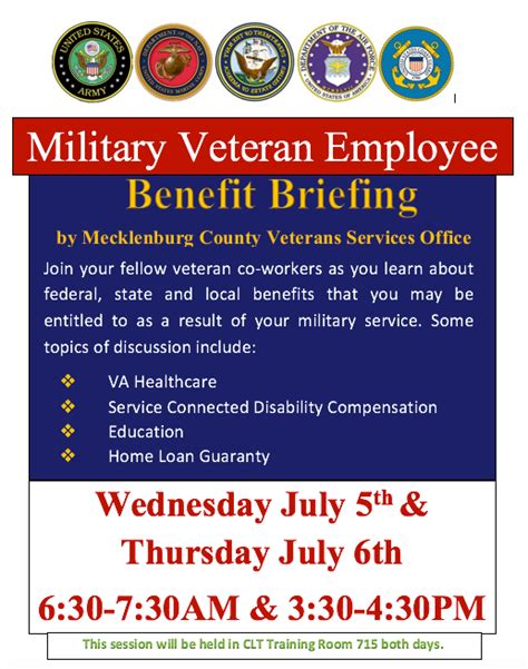 Military Veteran Employee Benefit Briefing Victory Lodge 1725