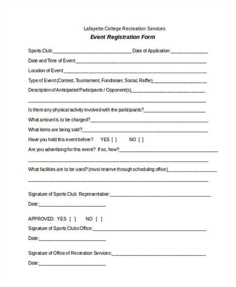 registration forms template  charlotte clergy coalition