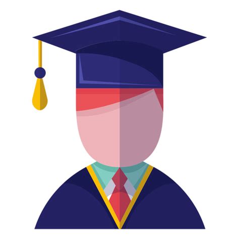 Male Graduate Avatar Icon Transparent Png And Svg Vector File