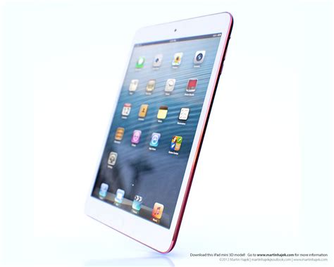 Red Apple Ipad Mini Or Maybe Its Just My 3d Rendering Find Out