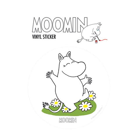 Moomins Moomin Vinyl Sticker 10 X 15cm Merchandise Zavvi