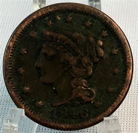 Lot 1846 Us 1c Braided Hair Liberty Head Large Cent Small Date