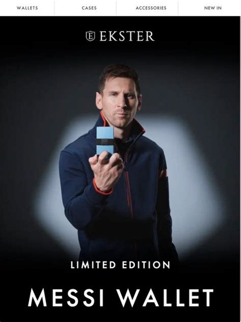 Ekster New The Messi Wallet Milled