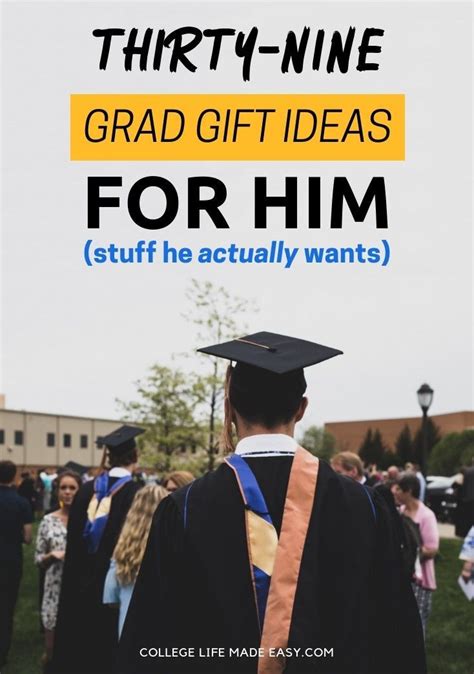 This graduation gift for guys comes with a strong message as well as style. 45 Best College Graduation Gifts for Him | Graduation ...