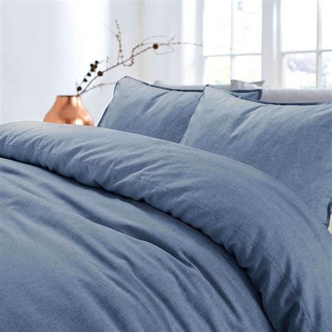 Luxury Natural 100 Linen Cotton Soft Quilt Duvet Cover Bedding Bed Linen Set Ebay