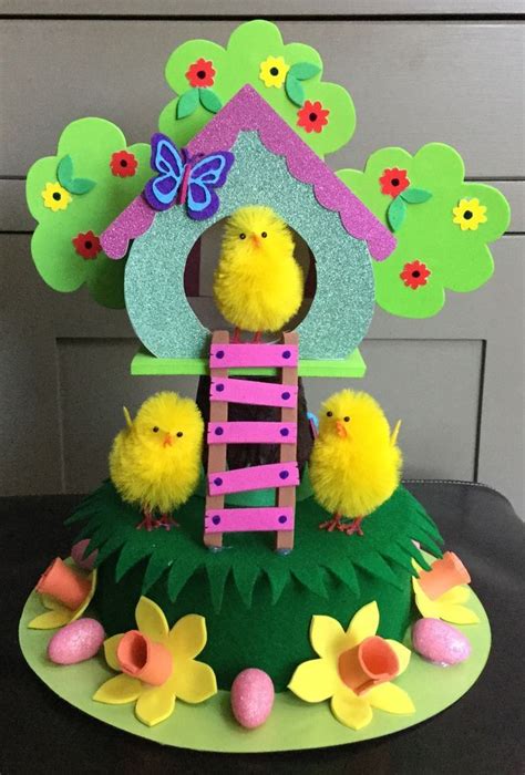 Handmade Easter Bonnethat Nesting Place Girls Easter