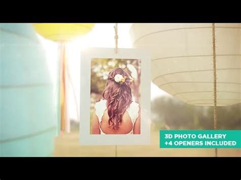 Impressive, customizable, easy to integrate. Special Event Photo Gallery - After Effects Template (not ...