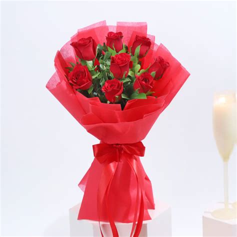 Order Red Rose Bouquet Online At Best Price Free Deliveryigp Flowers