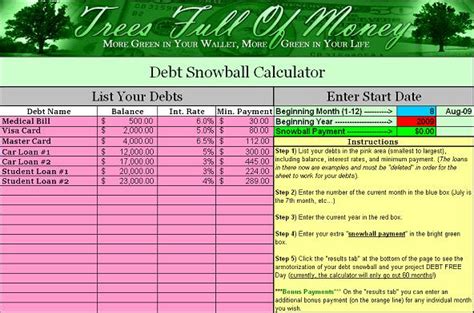 Get a life insurance quote today! list of debt bankruptcy spreadsheet download