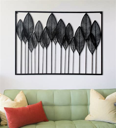 Buy Wrought Iron Decorative In Black Wall Art By Craftter Online