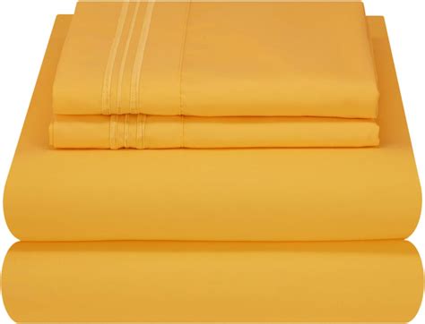 Amazon Com Mezzati Luxury Bed Sheet Set Soft And Comfortable