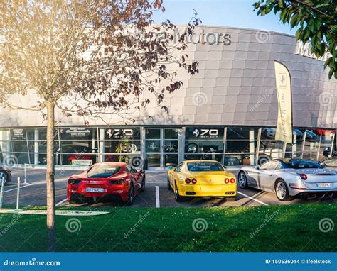 Modena Motors Luxury Sport Car Dealership Building Office Editorial