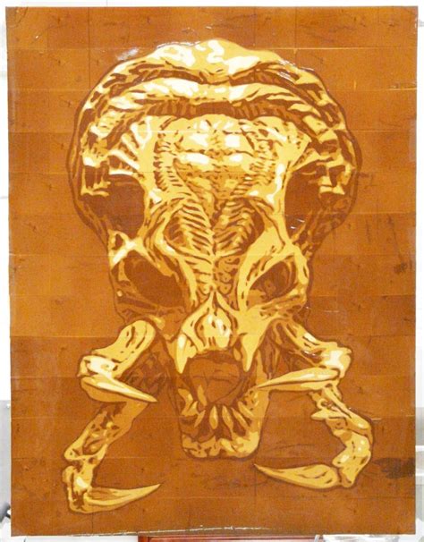 Brown Tape Predator Skull By Supereiki On Deviantart