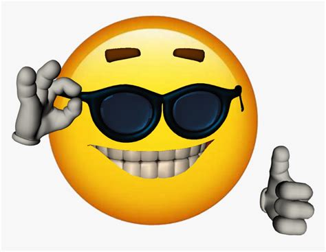 Sunglasses Thumbs Up Emoji Meme Alison Handley