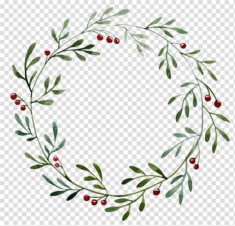 Watercolor Christmas Wreath Clipart 10 Free Cliparts Download Images