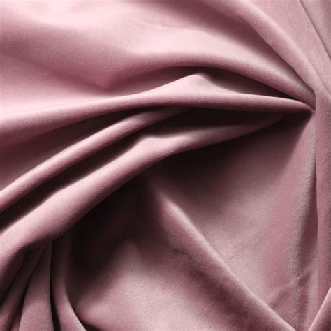 Mauve Pink Camden Velvet Polyester Upholstery Drapery Home Decor Fabric