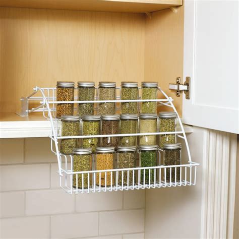 These cabinet inserts will serve your home or business well for years. Rubbermaid Pull Down Spice Rack | Pull down spice rack ...
