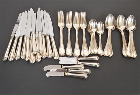 Lot Christofle Silver Plate Flatware Set