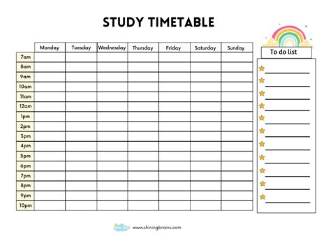 Daily Time Study Template