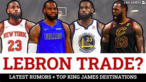 Lebron James Trade Rumors Top 5 Trade Destinations For King James