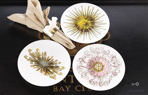These enamel in true farmhouse style will add both character and functionality to your house. DECORATIVE APPETIZER PLATE Oceanic themed appetizer plates ...