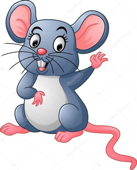 Happy Mouse Cartoon — Stock Vector © Dreamcreation01 123559630