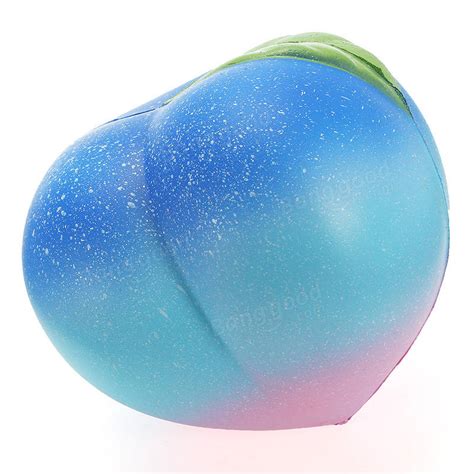 squishyshop jumbo peach squishy 10cm soft slow rising with ball chain tag collection t toy
