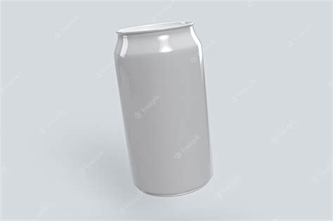 Premium Photo Metal Can Realistic Container For Soda Or Energy Drink