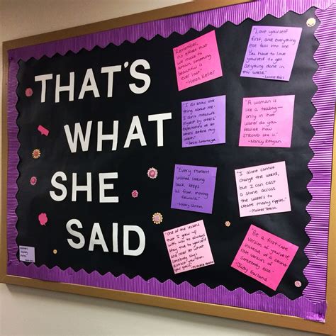 10 amazing bulletin boards that celebrate all things her story college bulletin boards women