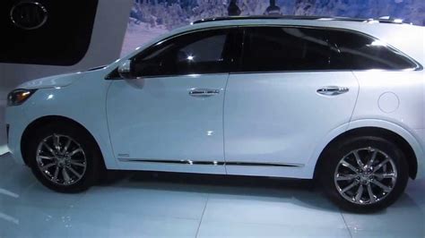 For the crossover suv demographic, the kia sorento plays to the tone of what is desired in the versatile american lifestyle longing for seating of up to 7 seats but. 2016 KIA SORENTO SXL AWD V6 - WORLD PREMIERE at LA Auto ...