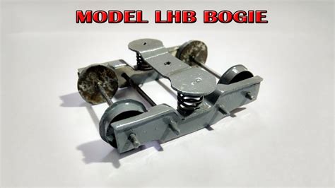 How To Make Train Wheels Homemade Lhb Bogie Indian Model Train