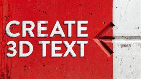 Illustrator Tutorial How To Create A 3d Text Effect Using Blends