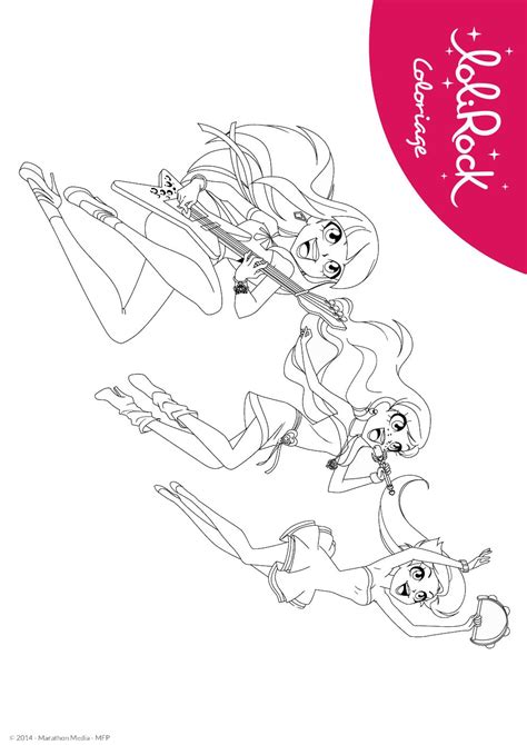 You will colour not one, but three coloring pages. Lolirock Coloring Pages
