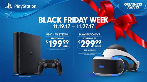 Black Friday 2017 Week Long Playstation Deals Revealed Playstationblog