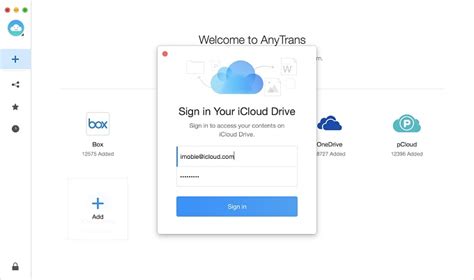 Anytrans Online Guide Add Icloud Drive