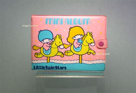 Vintage 1976 Sanrio Little Twin Stars Mini Photo Albumjapan