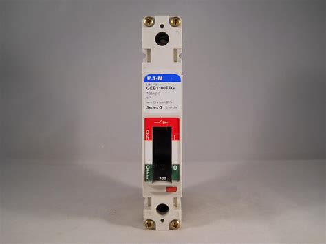 Eaton Mccb 100 Amp Single Pole 100a Series G Breaker Geb1100ffg