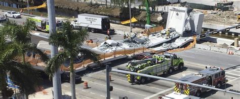 Filed under:fiu bridge collapse, local tv, miami, sweetwater. Pedestrian bridge collapses in Florida