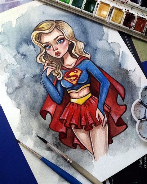 Supergirl💪 This Art Is Already Available In My Etsy Link In Profile👉