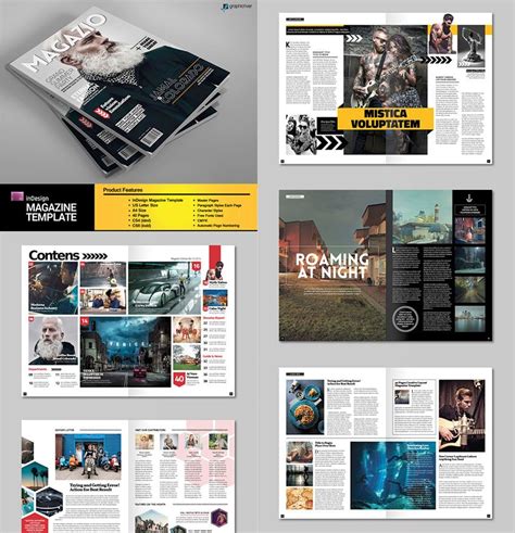A4 Indesign Letter Magazine Template Print Layout Layout Design