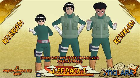 Naruto Rock Lee Pack 1 For Xps By Asideofchidori On Deviantart
