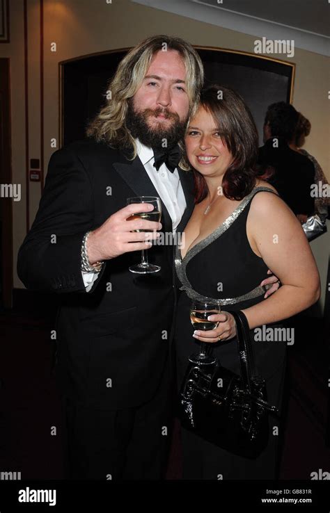 justin lee collins and wife at the 2008 national television awards at the royal albert hall