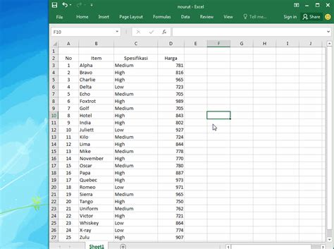 Cara Membuat Rumus Mengurutkan Abjad Pada Excel Warga Co Id