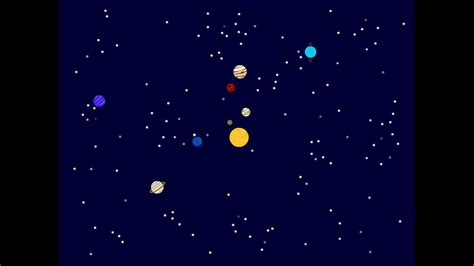 Solar System Flash Animation Youtube