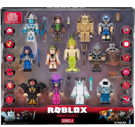 Jazwares Series 4 Roblox Classics Action Figure Set 21 Pieces