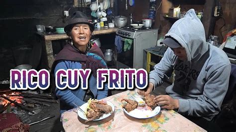 Rico Cuy Frito Con Papitas Do A Empera Youtube