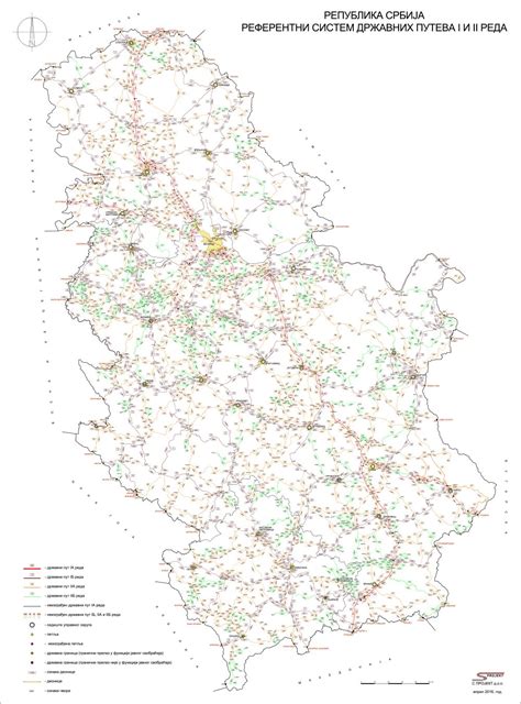 Mapa Putevi Srbije Superjoden