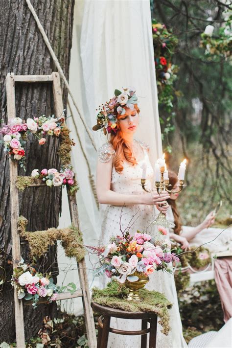 Enchanted Forest Fairytale Wedding In Shades Of Autumn Enchanted