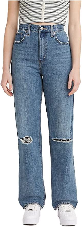 Levis Womens High Waisted Straight Jeans Amazonca Clothing Shoes And Accessories