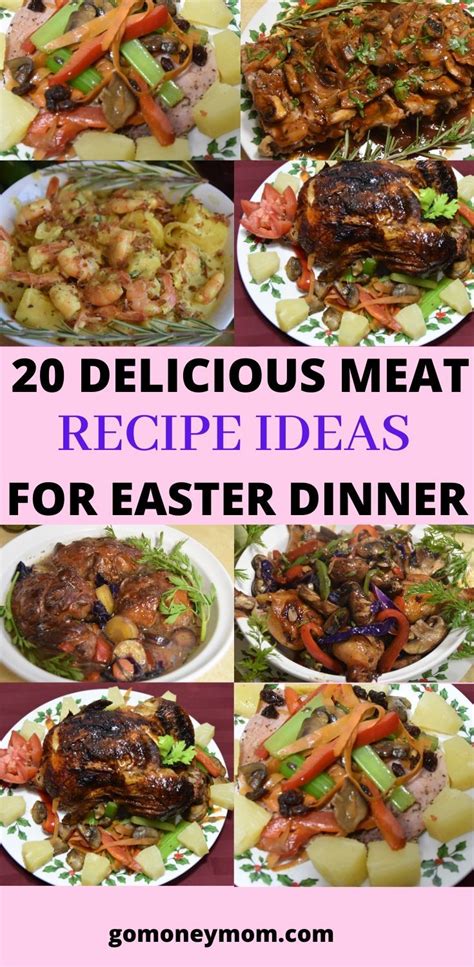 20 Delicious Easter Dinner Meat Recipe Ideas Meat Dinners Easter